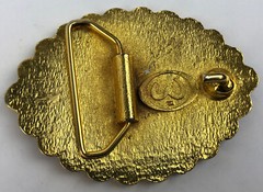 Liberty Bell 200 Years Ago Men’s Belt Buckle Beautiful Gold Finish 3.75&Prime; x 2.5&Prime;