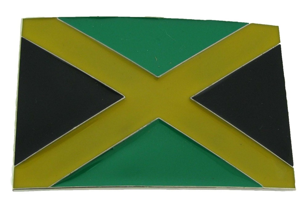 Jamaica Jamaican People Caribbean Country Belt Buckle Nation Land Metal Fashion
