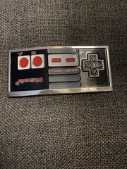Nintendo NES Controller Video Game Cutout Belt Buckle Metal Vintage 2003 Classic