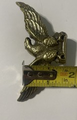 Vintage Eagle Belt Buckle Brass Biker Western Americana Unbranded