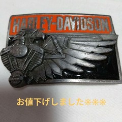 Harley-Davidson Belt Buckle Vintage G-88 Harmony Inc Bike Engine Bald Eagle 1989