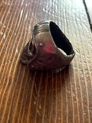Fourspeed Metalwerks Pewter Death Rider Ring Size 11