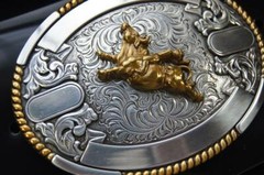 CRUMRINE Belt Buckle BULL RIDER M&F Western 38622