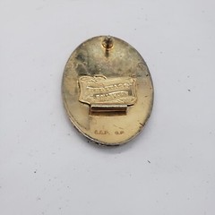 Aminco Heritage Collection T Initial Silver and Gold Plated Western Belt Buckle