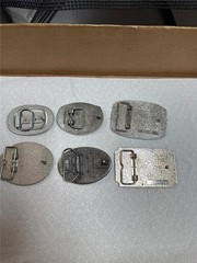 Six Vintage Bird Belt Buckles Eagle