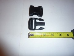 New Liberty Mountain 1 1/2-inch Black Side Release Bin (36) Replacement Buckles