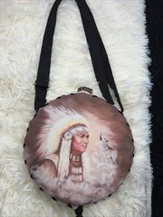 Native Leather Water Cantina Brown Buckle Adjustable Woof & Chief