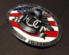 Belt Buckle Biker Western Made in USA All the Way US Stars & Stripes Flag