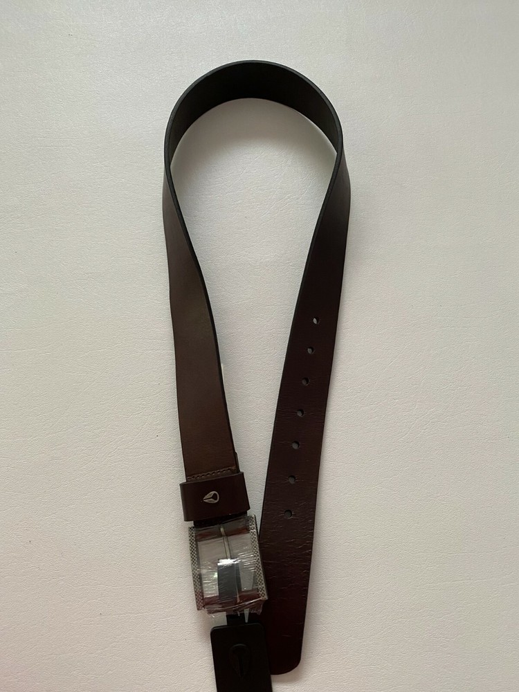 Nixon Americana Dark Brown Leather Belt Size XS