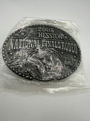 Vintage 2005 Hesston National Finals Rodeo Belt Buckle