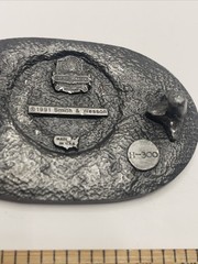 Smith and Wesson Law Enforcement Vintage Belt Buckle 1991 Bergamot H-300 USA