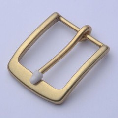 Solid Brass Belt Buckles 40mm Vintage Waistband Pin Buckle Belt Accessories 1pc