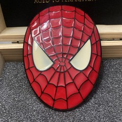 Marvel Comics SPIDER-MAN Face Enamel Finish Metal BELT BUCKLE