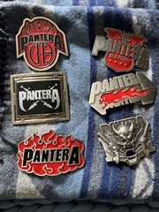 Pantera Belt Buckles Dimebag Darrell Jacket (signed) Flags, Buttons, Hat,