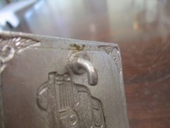 VINTAGE SEMI TRACTOR & TRAILER 1950&rsquo;S CAR HAULER HOOK FAST BELT BUCKLE