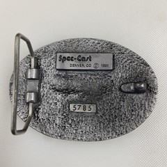 Numbered Western Rodeo Belt Buckle Bucking Horse & Cowboy for 1 3/4&Prime; Belt Max.