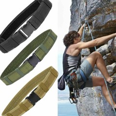 Casual Military MOLLE Tactical Belt Quick Release Buckle Lightweight Hiking Belt