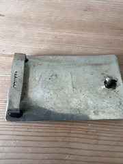 Vintage Silver Small Handmade Mexican Peso 1965 Belt Buckle Stamped