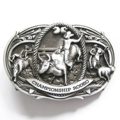 Championship Rodeo Bull Riding Western Metal Fashion Belt Buckle