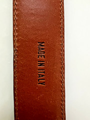 Ralph Lauren Genuine American Alligator Belt w/Sterling Buckle Made in Italy
