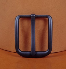 Alloy Pin Single Prong Clip Rectangular Buckle for Men Leather Belt Spare 4cm