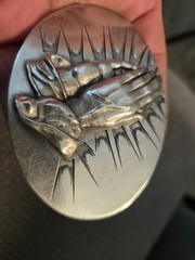 Praying Hands Vintage retro GREAT AMERICAN PRODUCTS BELT BUCKLE