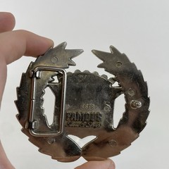 Famous Stars and Straps American Flag Cadillac Belt Buckle Y2K Large VTG Travis