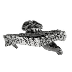 Pewter Thors Hammer Belt Buckle – Dryad Design Norse God Mjolnir Asatru Pagan