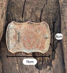 Mexican Rooster Chicken Charro Cowboy Belt Buckle Hebilla Vaquera Made In Mexico