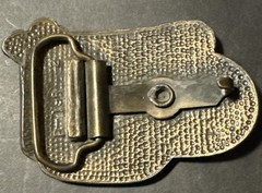Vintage Gold Tone Bluegrass Guitar Banjo Fiddle Belt Buckle P-198