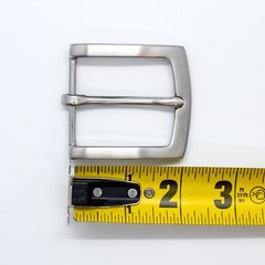 Stainless Steel Heel Bar Belt Buckle – Fits 1.5&Prime; (38mm) Belts – Hypoallergenic