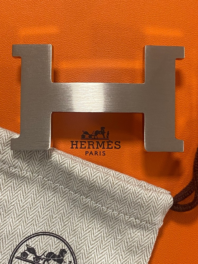 42mm H Belt Buckle Silver