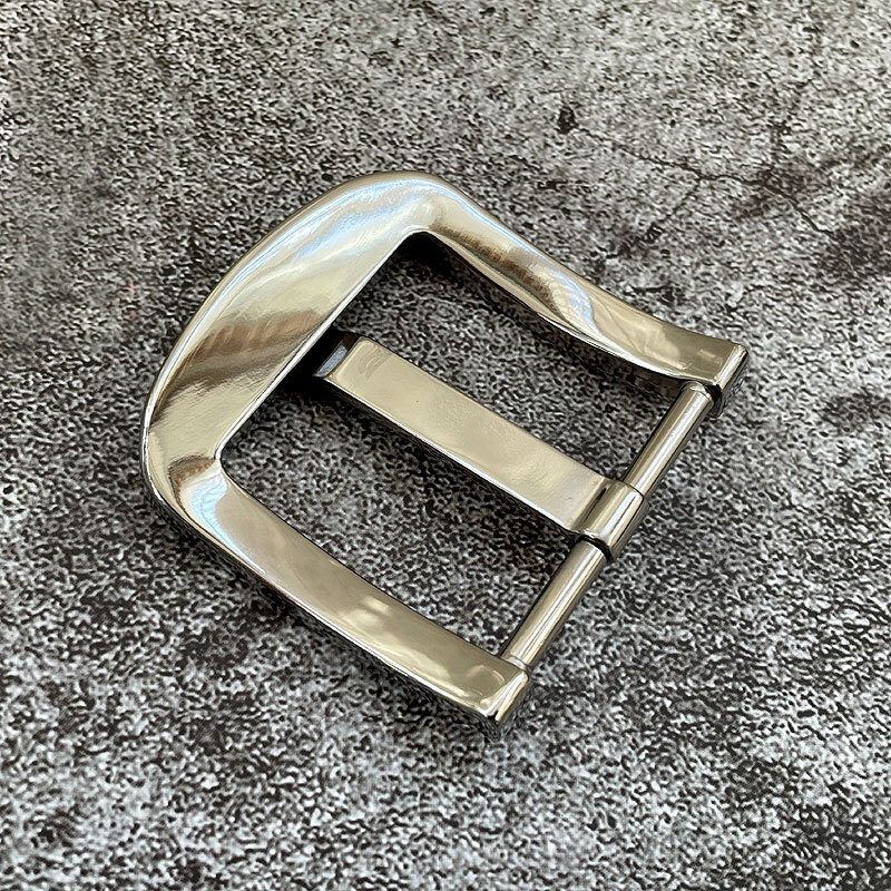 New Concise Pure Titanium Men&rsquo;s Belt Pin Buckle Waist Strap Head EDC Accessories