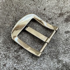 New Concise Pure Titanium Men&rsquo;s Belt Pin Buckle Waist Strap Head EDC Accessories