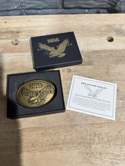 Vintage Brand New NRA Golden Eagles National Rifle Association Belt Buckle
