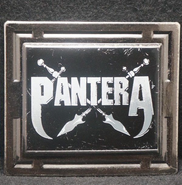 XG19124 VINTAGE 2005 **PANTERA** ROCK MUSIC BAND PERFORMERS ARTISTS BELT BUCKLE