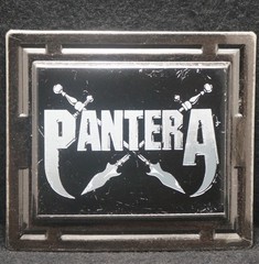 XG19124 VINTAGE 2005 **PANTERA** ROCK MUSIC BAND PERFORMERS ARTISTS BELT BUCKLE