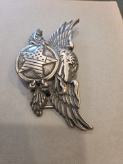 VINTAGE EAGLE WITH WINGS THEME BELT BUCKLE