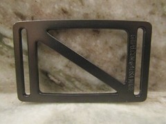 GRIP6 BELT BUCKLE – SLOPE – GUNMETAL – INTERCHANGEABLE for WOMEN and MEN