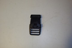 2 X Black plastic triple retention buckles for 1&Prime; belt new w/o tags UTX brand