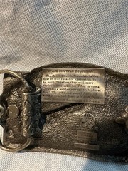 Vintage 3D 1982 The Space Shuttle Columbia Belt Buckle Bergamot Brass Works