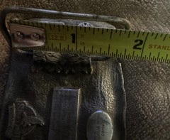 Siskiyou Buckle Company 1986 Steam Engine Train Belt Buckle Silver tone Vtg 3×2”