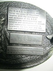 SISKIYOU WICHITA MEN&rsquo;S BOWLING ASSOCIATION 60TH ANNUAL TOURNAMENT BELT BUCKLE