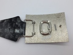 187 Inc Belt Buckle Orange/Yellow/Sliver
