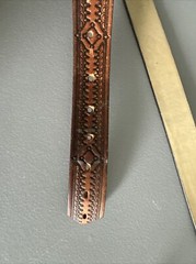 1978 Raintree Bass Fish Belt Buckle USA Leather Belt Brass Bronze Father Day 42