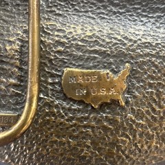 NRA Brass Belt Buckle Pistol Rifle Hunting & Shooting Traditions Worth Fighting