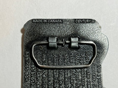 Civil War 1861-1865 Pewter Metal Belt Buckle Century Made in Canada, Used
