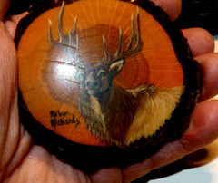 Belt Buckle 3 inch&rsquo;s wide by 2.5 tall Robyn Richard’s Wood