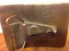 Genuine Budweiser Anheuser Bush Beer Chicago Lewis Vintage Belt Buckle