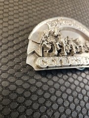 1989 Vintage Budweiser Beer Clydesdales Anhauser Collectible Belt Buckle